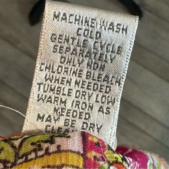 Chico's Paisley Open Front Kaftan Kimono M/L - Picture 5 of 6